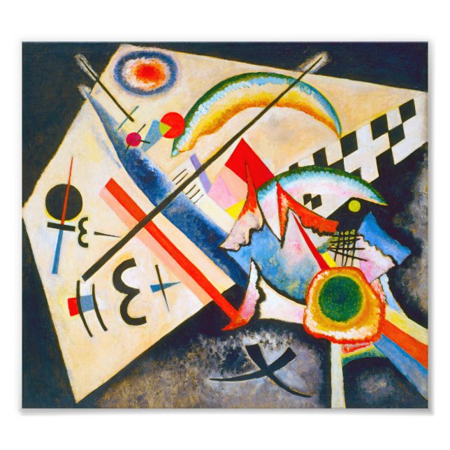 Kandinsky White Kor Fototryck (Framsidan)