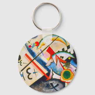 Kandinsky White Kor Nyckelring