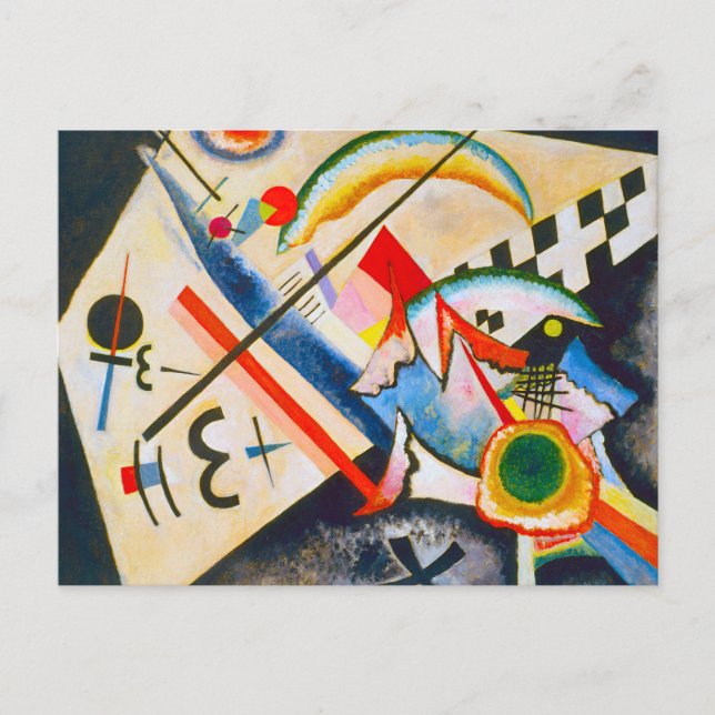 Kandinsky White Kor vykort (Framsida)