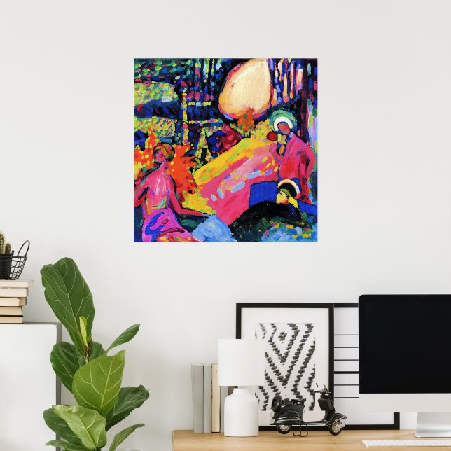 Kandinsky - White Ljud Poster (Hemmakontoret)