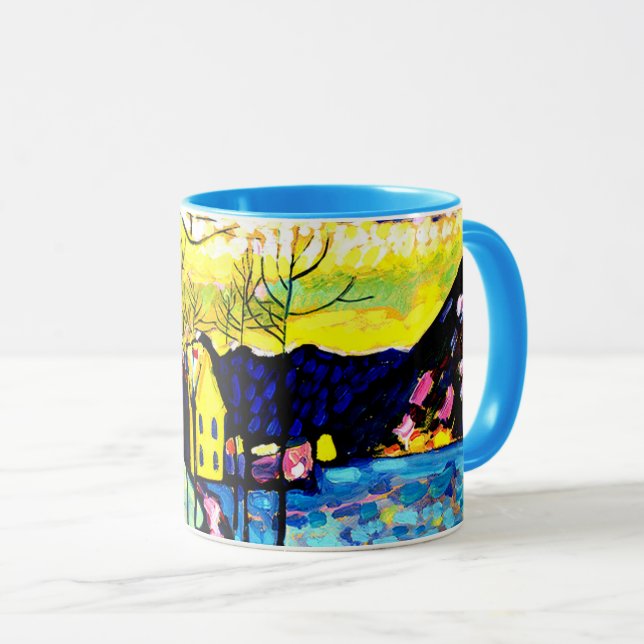 Kandinsky - Winter Landscape Mugg (Framsida höger)