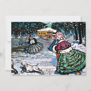 Kandinsky - Winter (Skater) Kort
