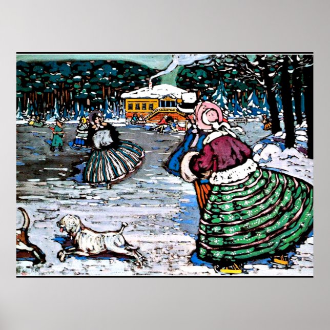 Kandinsky - Winter (Skater) Poster (Framsidan)