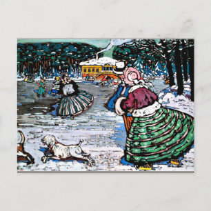 Kandinsky - Winter (Skater) Vykort