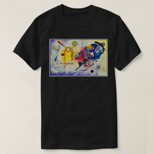 Kandinsky YellowRedBlue T Shirt (Design framsida)