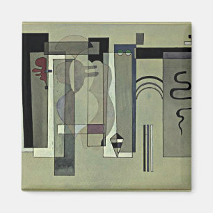 Kandinsky - Yta Meeting, abstrakt art Magnet