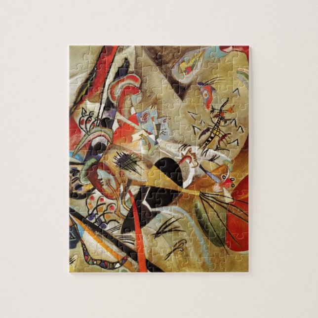 Kandinsky's Abstrakt Composition Pussel (Vertikal)