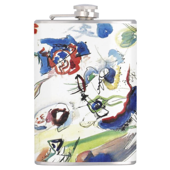 Kandinsky's Abstrakt Painting Artwork Fickplunta (Framsidan)