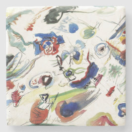 Kandinsky's Abstrakt Painting Artwork Stenunderlägg