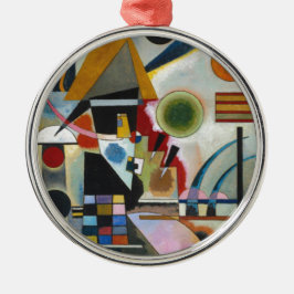 Kandinsky's Abstrakt Painting Swinging Julgransprydnad Metall