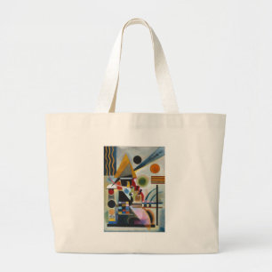 Kandinsky's Abstrakt Painting Swinging Jumbo Tygkasse