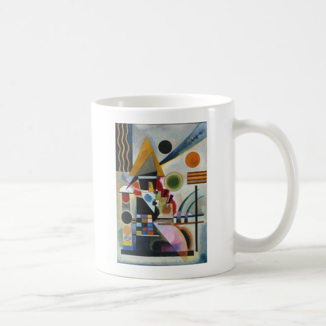 Kandinsky's Abstrakt Painting Swinging Kaffemugg (Höger)
