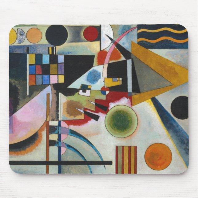 Kandinsky's Abstrakt Painting Swinging Musmatta (Framsidan)