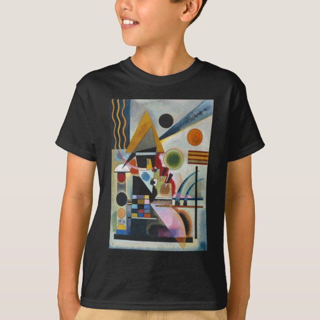Kandinsky's Abstrakt Painting Swinging Tee (Framsida)