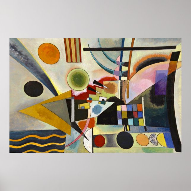 Kandinsky's Composition Abstrakt Painting Artwork Poster (Framsidan)