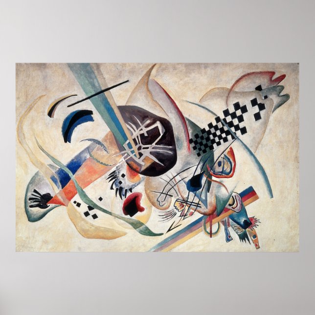 Kandinsky's Composition Abstrakt Painting Poster (Framsidan)