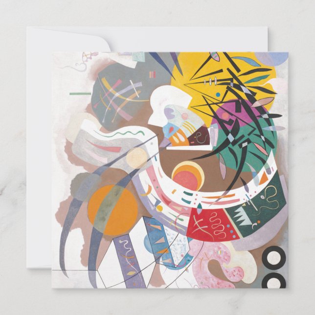 Kandinsky's Dominant Curve Abstrakt Art Painting (Framsida)