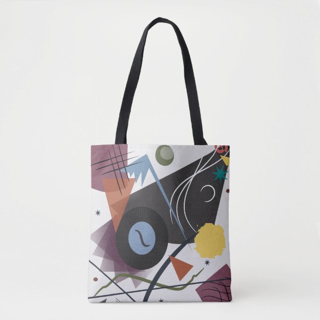 Kandinsky's Dream Tote Bag - Abstrakt Expression Tygkasse (Framsida)