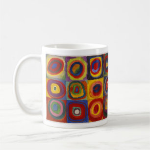 Kandinskys kvadrerar muggen kaffemugg