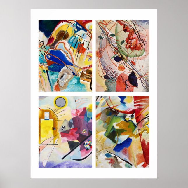 Kandinsky's Paintings Poster (Framsidan)