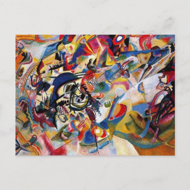 Kandinskys sammansättning VII Vykort (Framsida)