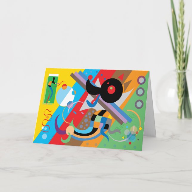 Kandinskys valpkort #2 kort (Framsida)