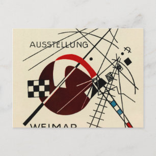 Kandinskys vykort för Bauhaus-utställningen