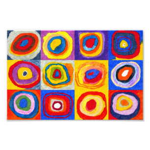 Kandisnky Circles Skriv ut Fototryck