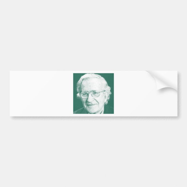 kändisnoam chomsky 2 bildekal (Framsidan)