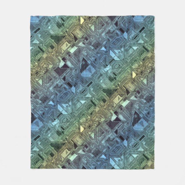 Kandispommar - citronkalk: fleecefilt (Framsidan)