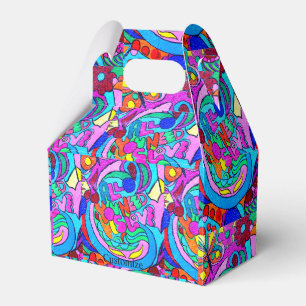 kandistin av hippie-stil kärlek presentaskar