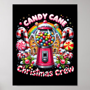 Kanditäkerhet i julhuset Candy cane kan Poster