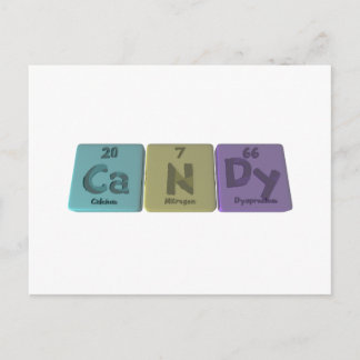 Kandy as Calcium Nitrogen Dysprodium Vykort