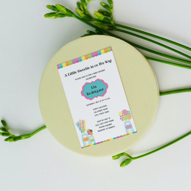 Kandy Baby Shower-inbjudan Inbjudningar (Skapare uppladdad)