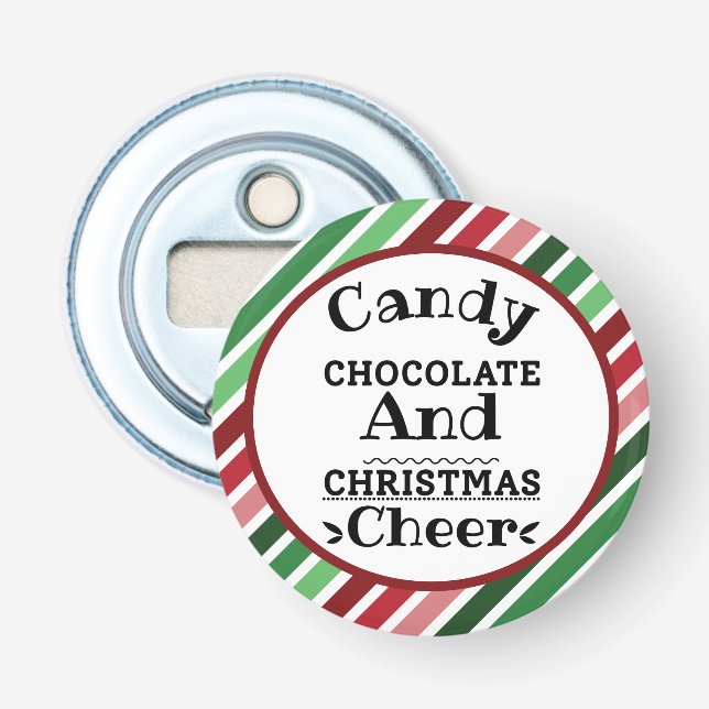 Kandy Chocolate och jul Cheer Flasköppnare (Framsidan)