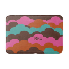 Kandy Clouds anpassningsbar monogram badmatt Badrumsmatta