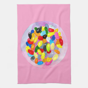 Kandy färglös sötsylt lollie kökshandduk