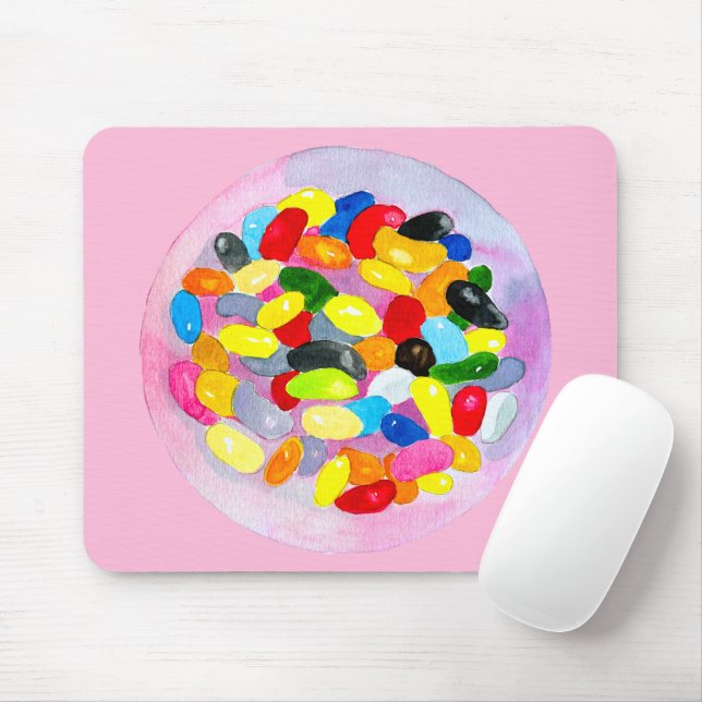 Kandy färglös sötsylt lollie musmatta (Med mus)