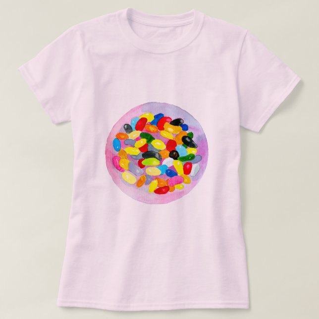 Kandy färglös sötsylt lollie t shirt (Design framsida)