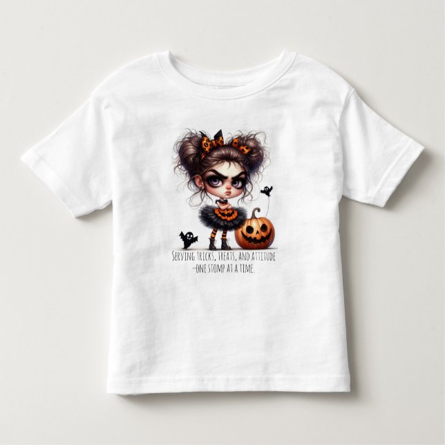 Kandy Queen - Fierce, Fanged & Fullt of Sass T Shirt (Framsida)