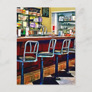 Kandy Store med soda Fontän Vykort