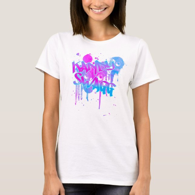 Kandy Swagg hip hop Tee Shirt (Framsida)