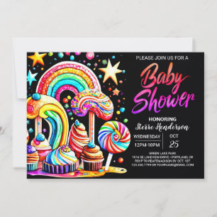 Kandy Sweet Baby Shower Inbjudningar