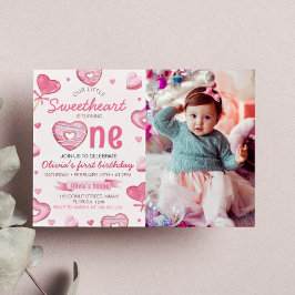 Kandy Sweet One 1:a födelsedagsinbjudan Inbjudningar