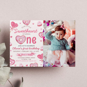 Kandy Sweet One 1:a födelsedagsinbjudan Inbjudningar