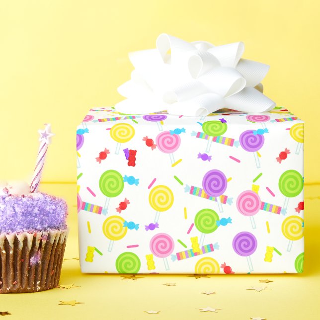 Kandy Sweet Treats Wrapping Papper Presentpapper (Skapare uppladdad)