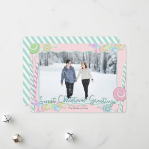 Kandy Sweets jul med Photo Julkort