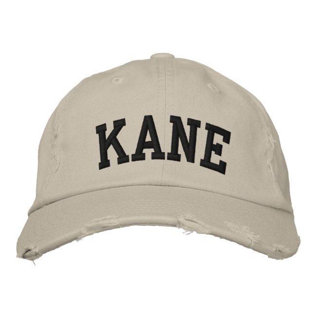 Kane Embroized Hat Broderad Keps (Framsida)
