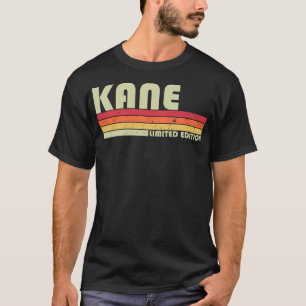 KANE Gift Namn Personlig Funny Retro Vintage T Shirt