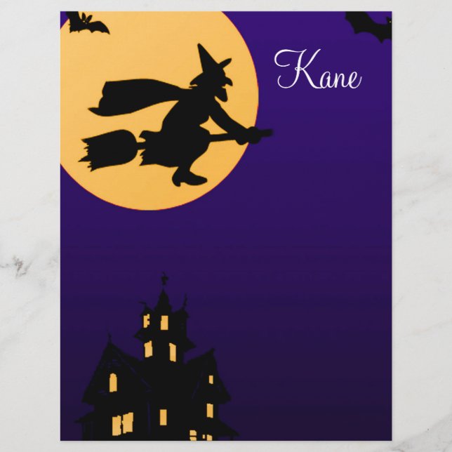 Kane Halloween Letterhead (Framsida)